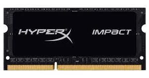 Memória RAM Impact color preto 8GB 1 HyperX HX316LS9IB/8
